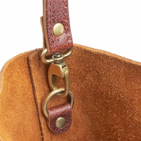 GOLDEN LEATHER Genuine Leather Crossbody Tote Bag for Women Medium Handbag Work Purse in Saudi Arabia