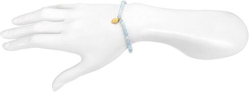 مجموعة أساور نسائية من Satya Jewelry مطلية بالذهب الأصفر عيار 18 قيراط والجمشت والكوارتز والأكوامارين in Kuwait