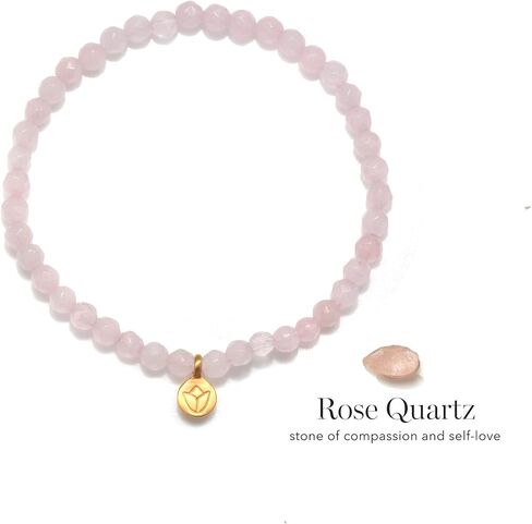 مجموعة أساور نسائية من Satya Jewelry مطلية بالذهب الأصفر عيار 18 قيراط والجمشت والكوارتز والأكوامارين in Kuwait