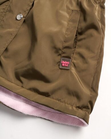 سترة محدودة جدًا للفتيات - معطف مطر أنوراك خفيف الوزن ومقاوم للماء مع غطاء رأس وبطانة قطنية in Kuwait