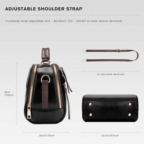molshine Vegan Leather Handbag, Retro Motorcycle Shoulder Bags, Top Handle Crossbody Satchel for Women Lady Model HB027 in Saudi Arabia