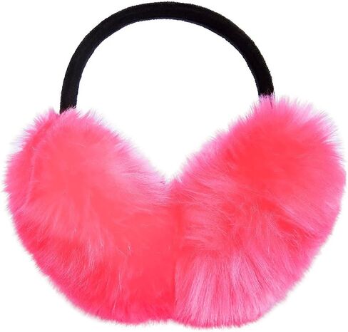 Millton Womens Faux Rabbit Fur Earmuffs Winter Outdoor Ear Warmers Girls Earmuffs,Foldable in Saudi Arabia