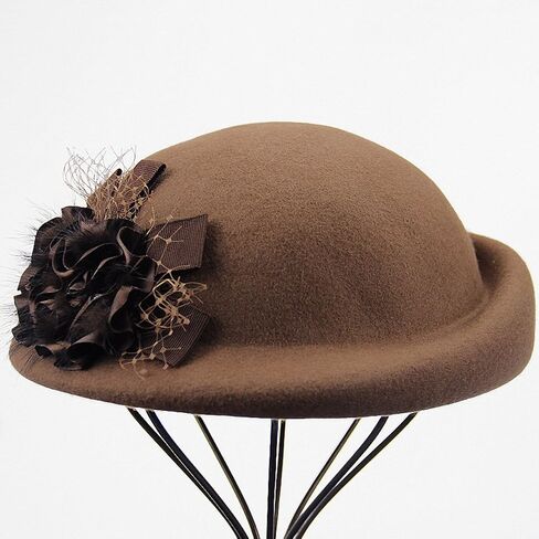 Maitose® Women's Lace Flower Wool Beret Cap in Kuwait