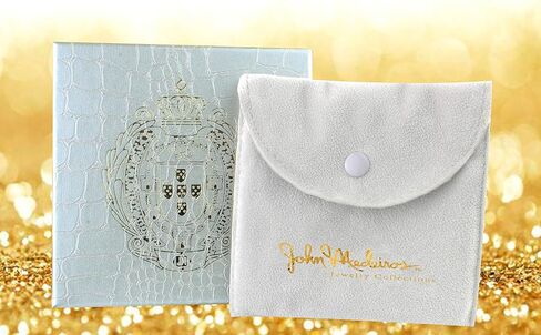 قلادة جون ميديروس مطلية بالذهب والفضة بدرجتين 40.64 سم مع أحجار سوداء مصنوعة في الولايات المتحدة الأمريكية in Kuwait