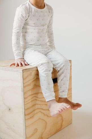 Copper Pearl Two Piece Long Sleeve Toddler Pajamas PJ Sets for Boys and Girls - Adorable Pattern Pajamas, Breathable Fabric to Keep Cool While Sleeping, Sizes 12 Months to 5T - Bliss in Saudi Arabia
