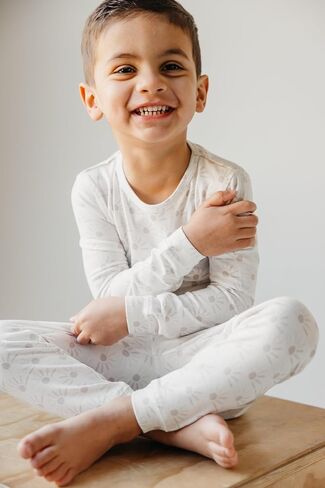 Copper Pearl Two Piece Long Sleeve Toddler Pajamas PJ Sets for Boys and Girls - Adorable Pattern Pajamas, Breathable Fabric to Keep Cool While Sleeping, Sizes 12 Months to 5T - Bliss in Saudi Arabia