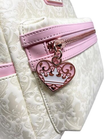 Loungefly Disney Princesses Damask Debossed Womens Double Strap Shoulder Bag Purse in Saudi Arabia