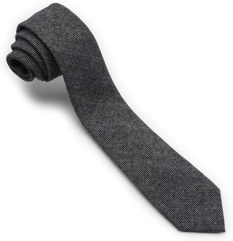 Ruth&Boaz Men's Wool Blend Skinny Necktie Tie in Saudi Arabia