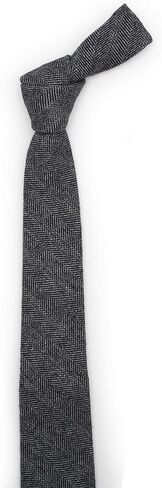 Ruth&Boaz Men's Wool Blend Skinny Necktie Tie in Saudi Arabia