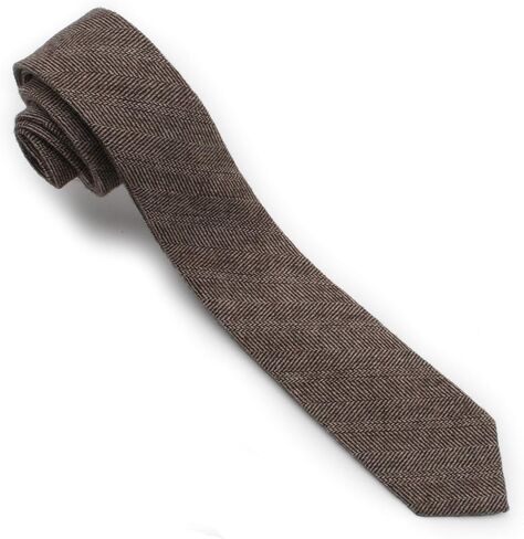 Ruth&Boaz Men's Wool Blend Skinny Necktie Tie in Saudi Arabia