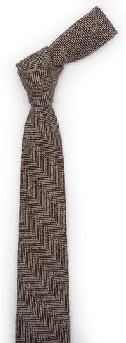 Ruth&Boaz Men's Wool Blend Skinny Necktie Tie in Kuwait