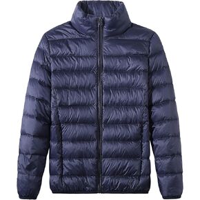 معطف شتوي من Camii Mia Kids Big Boys سترة منتفخة قابلة للتعبئة خفيفة الوزن لبدلة الثلج معاطف خارجية منتفخة in Kuwait