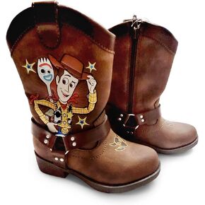 Disney Toy Story Woody & Forky Boy's Lighted Cowboy Boot (Toddler/Little Kid) in Kuwait