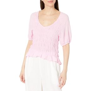 Sanctuary V-Neck Smocked Top