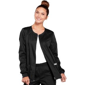 Cherokee Women's Workwear Core Stretch Warm Up Scrubs Jacket
