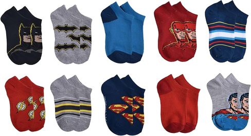 جوارب للأولاد من Justice League مكونة من 10 جوارب بدون عرض in Kuwait