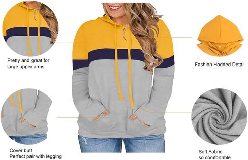 RITERA Women's Plus Size Hoodies Tie Dye Hoodie Long Sleeve Sweatshirts Drawstring Pullover Casual Sweater top L-5XL in Kuwait