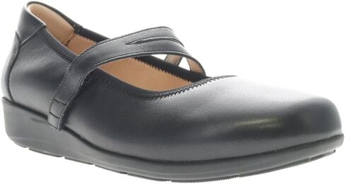 Propet Womens Yara Mary Jane Flats Casual - Black in Saudi Arabia