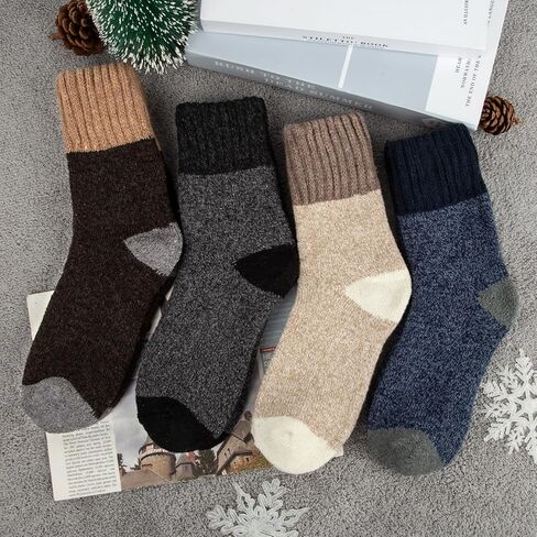iCamter Womens Wool Socks Soft Super Thick Warm Socks for Women Thermal Winter Socks for Gifts in Kuwait
