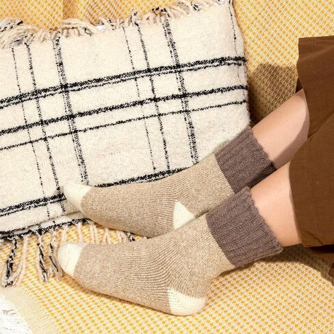 iCamter Womens Wool Socks Soft Super Thick Warm Socks for Women Thermal Winter Socks for Gifts in Kuwait