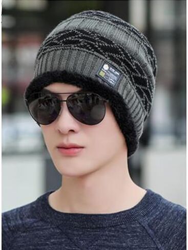 شتاء دافئ مطاطا لينة حماية الأذن وشاح محبوك قبعة الصوف اصطف مع واقي الوجه القبعات يندبروف قبعة صغيرة دافئة in Kuwait