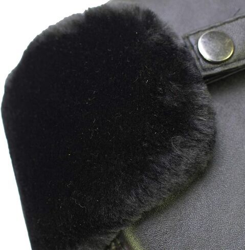 Sandy Ting Russian Soviet Winter Fur Military Cossack Ushanka Leather Hat in Saudi Arabia