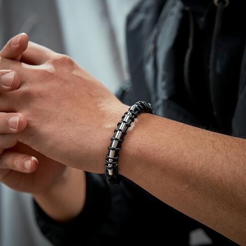 Jeka أنا أحبك سوار جلدي للرجال للابن والأب والزوج وهدايا عيد الحب in Kuwait