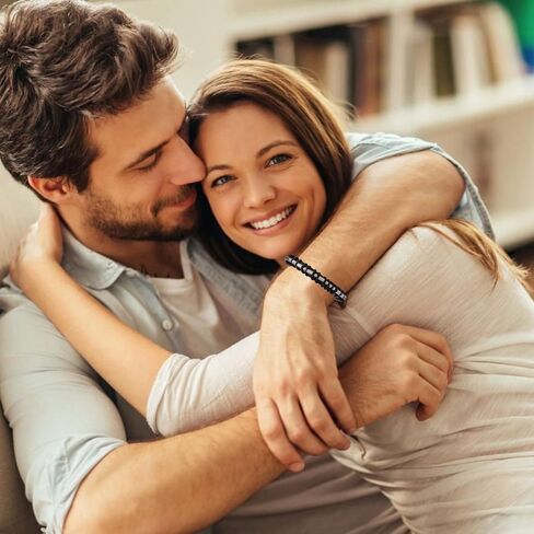 Jeka أنا أحبك سوار جلدي للرجال للابن والأب والزوج وهدايا عيد الحب in Kuwait