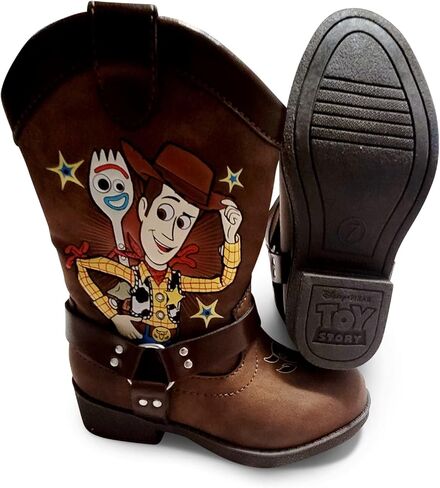 Disney Toy Story Woody & Forky Boy's Lighted Cowboy Boot (Toddler/Little Kid) in Kuwait