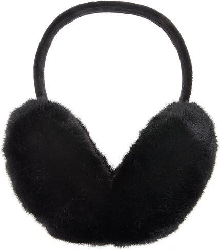 ZLYC Winter Faux Fur Foldable Earmuffs Cute Fuzzy Ear Muffs for Women Girls in Saudi Arabia