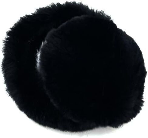 surell Faux Rex Earmuff with Halo Band - Fake Fur Winter Accessory - Warm Fashion Ear Muff - Soft Fuzzy and Fluffy Headwear in Saudi Arabia