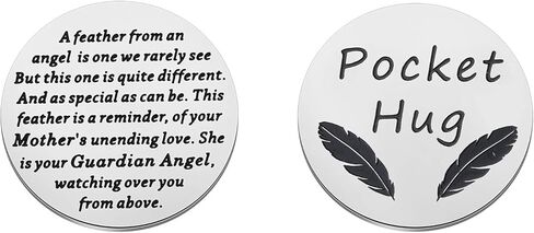 TIIMG Pocket Hug Gift Loss of Mother Loss of Father Gifts Memorial Keychain Guardian Angel Gifts in Kuwait