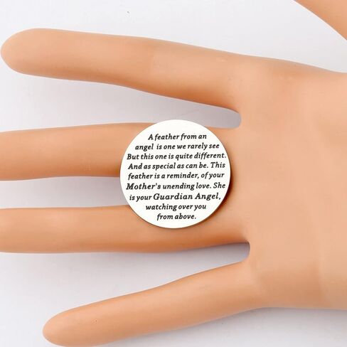 TIIMG Pocket Hug Gift Loss of Mother Loss of Father Gifts Memorial Keychain Guardian Angel Gifts in Kuwait