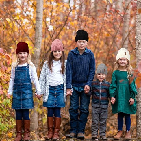 Hicdaw 3 قطعة قبعة شتوية للأطفال طقم أربطة عنق للأطفال الصغار قبعة شتوية قبعة صغيرة للأطفال مجموعة دافئة للأولاد والبنات من سن 4 إلى 10 سنوات in Kuwait