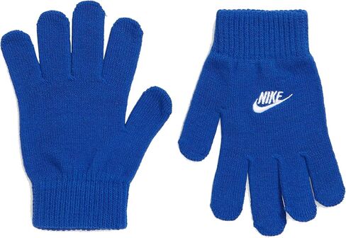 Nike Futura Two-Piece Big Kids' (Boys') Beanie And Gloves Set (One Size, Game Royal/Smoke Grey) in Saudi Arabia