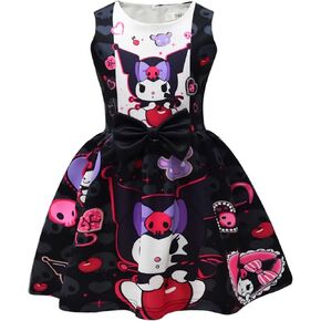 Cute Dress for Girls Cartoon Kids Sleeveless Dresses Toddler Casual Dress Japanese Anime Birthday Party Dress Up in Saudi Arabia