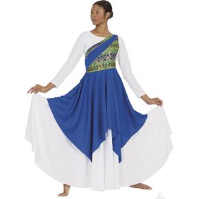 Eurotard 63567 Adult Joyful Praise Asymmetrical Tunic in Kuwait