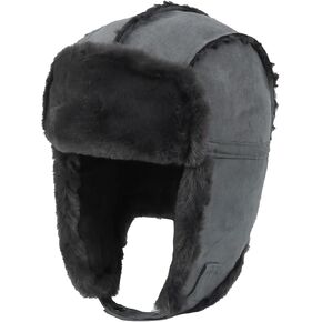 Winter Trapper Hat Sherpa Fleece Russian Ushanka Hat Earflap Hat Windproof Aviator Ski Cap Outdoor Hunting Head Warmer