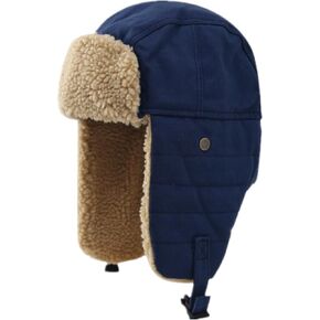 الشتاء الصياد قبعة شيربا الصوف الروسية Ushanka قبعة إيرفلاب قبعة يندبروف الطيار قبعة تزلج في الهواء الطلق الصيد رئيس دفئا in Kuwait