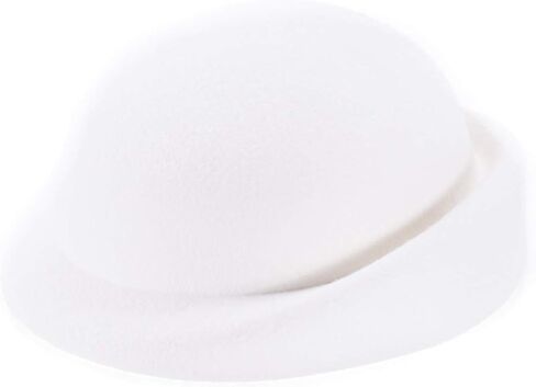 Lawliet Womens Vintage Style Wool Felt Beret Derby Solid Hat Millinery Craft A553 in Saudi Arabia