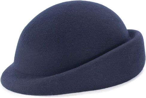 Lawliet Womens Vintage Style Wool Felt Beret Derby Solid Hat Millinery Craft A553 in Saudi Arabia