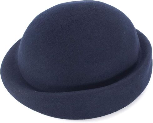 Lawliet Womens Vintage Style Wool Felt Beret Derby Solid Hat Millinery Craft A553 in Saudi Arabia