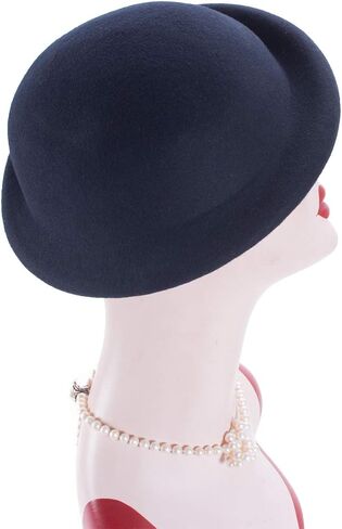 Lawliet Womens Vintage Style Wool Felt Beret Derby Solid Hat Millinery Craft A553 in Saudi Arabia