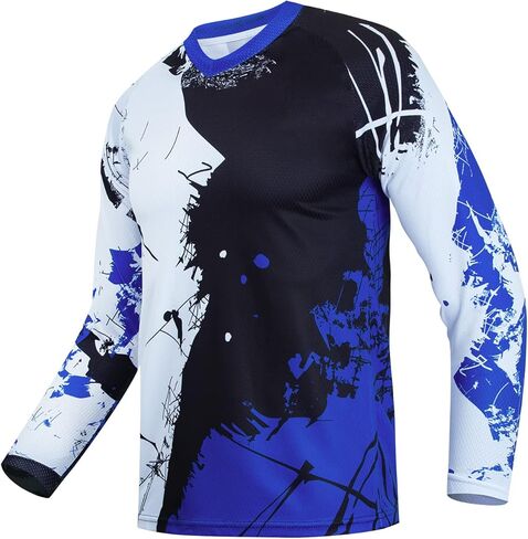 Weimostar Dirt Bike Jersey Youth Long Sleeve Off-Road Motocross Downhill Cycling t Shirt Bicycle Biking Top for Boy Girl in Saudi Arabia