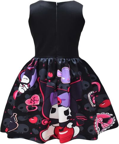 Cute Dress for Girls Cartoon Kids Sleeveless Dresses Toddler Casual Dress Japanese Anime Birthday Party Dress Up in Saudi Arabia