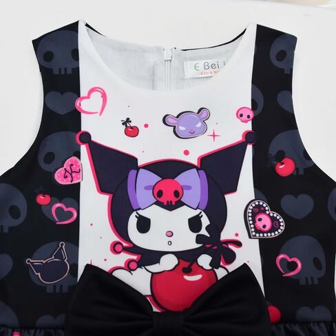 Cute Dress for Girls Cartoon Kids Sleeveless Dresses Toddler Casual Dress Japanese Anime Birthday Party Dress Up in Saudi Arabia