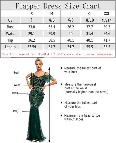 1920s Sling Offer Shoulder Tassel Flapper Fringe Long Mesh Mermaid Hem Dress Gatsby w/Accessories Set in Saudi Arabia