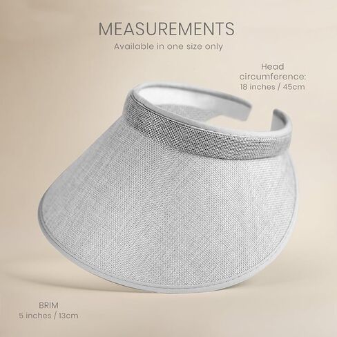 de la heart Wide Brim Visor Sunhat for Women in Saudi Arabia