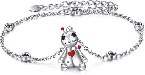 YFN الفودو سوار خلخال فضة الساحرة الفودو سوار خلخال الساحرة القوطية مجوهرات هدايا للنساء الفتيات in Kuwait