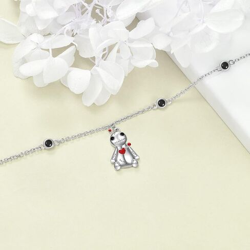 YFN الفودو سوار خلخال فضة الساحرة الفودو سوار خلخال الساحرة القوطية مجوهرات هدايا للنساء الفتيات in Kuwait